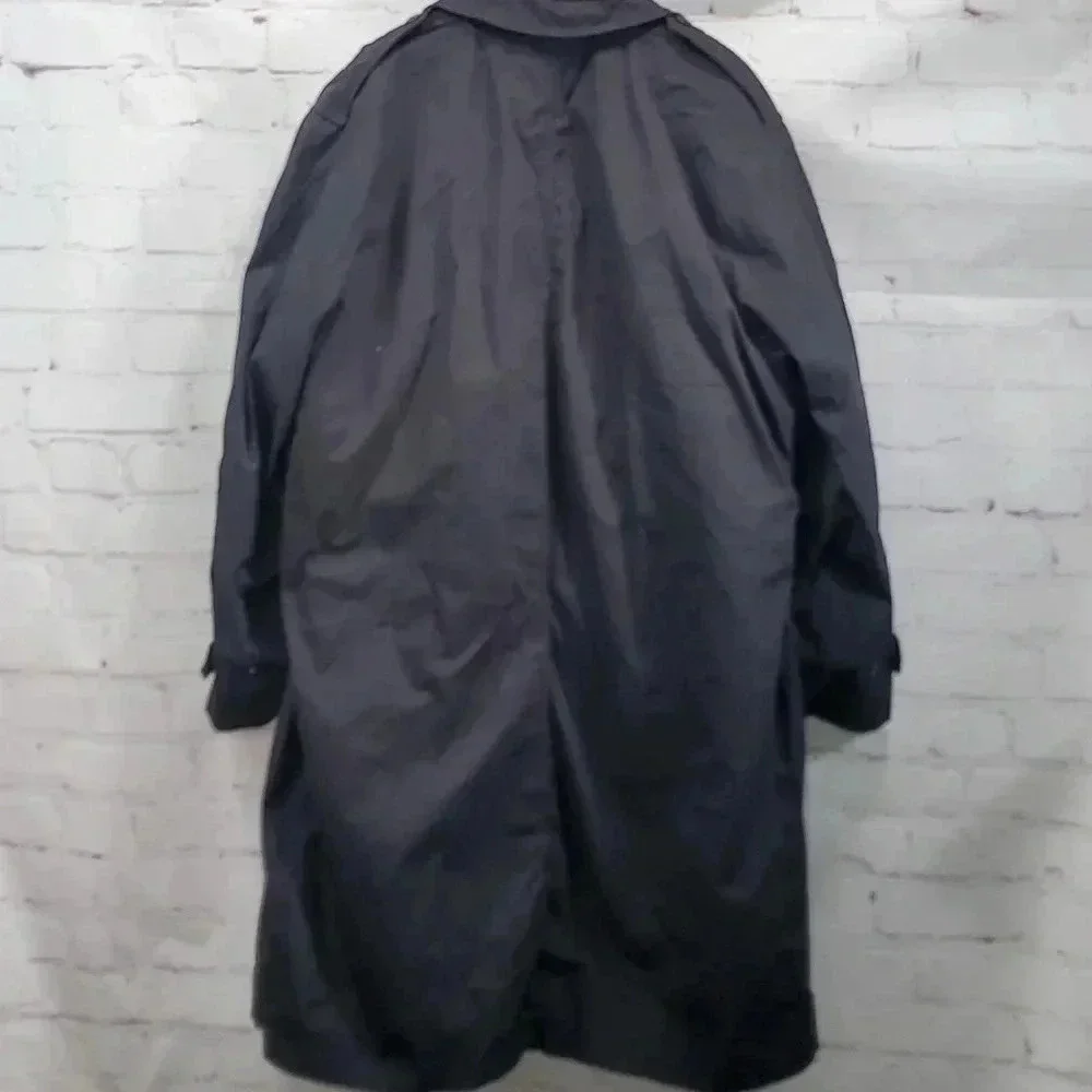 Military All Weather Trench Coat Removable Sherpa Liner Blue 3346 - Picture 10 of 12